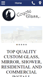 Mobile Screenshot of coyoteglassllc.com